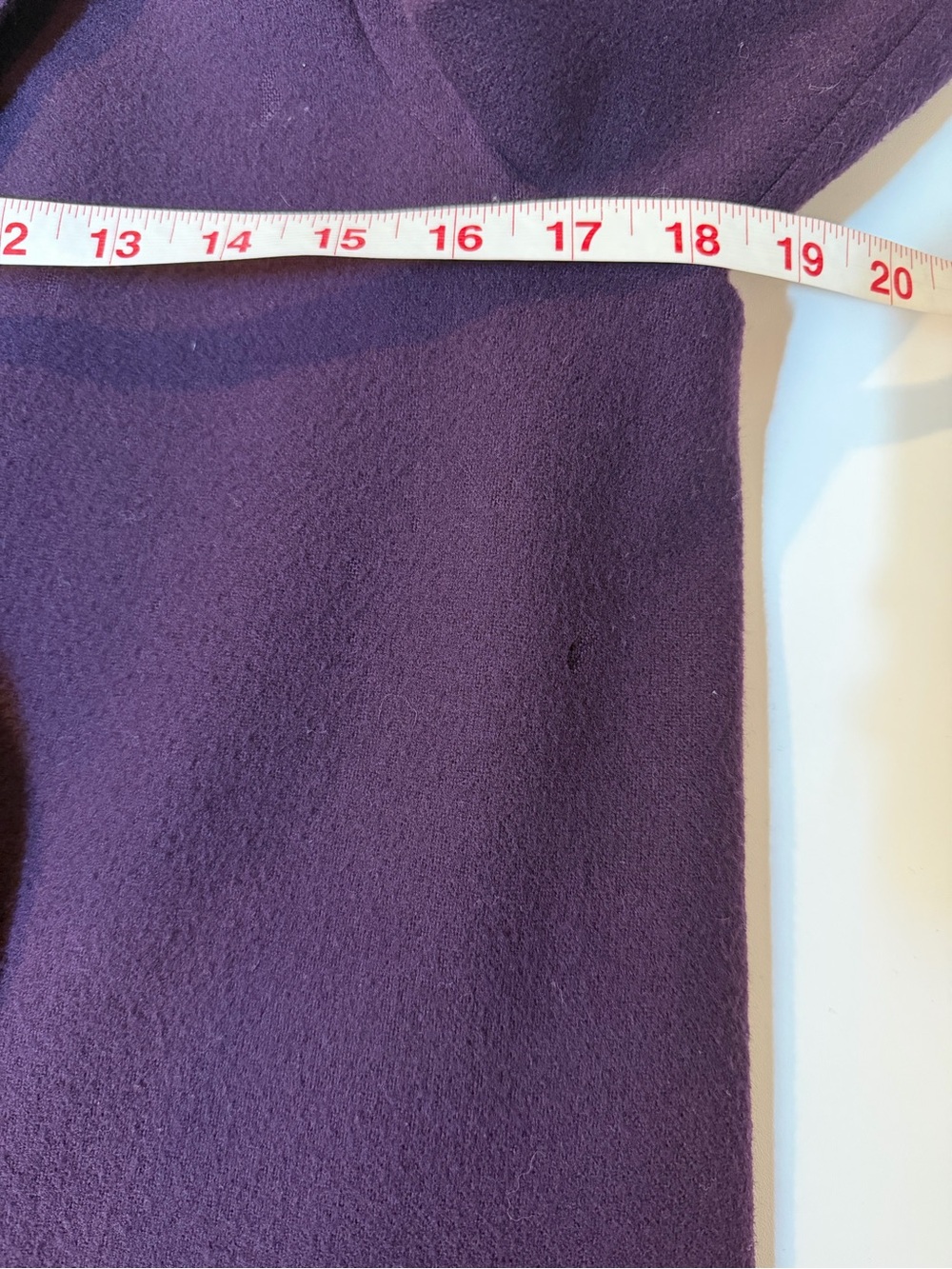 Vintage Salvatore Ferragamo Purple Wool Double Breasted Coat Made In Italy Sz 10 - Picture 12 of 13